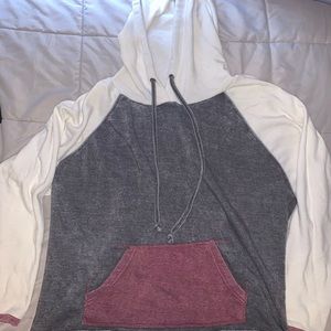 Oversized light hoodie